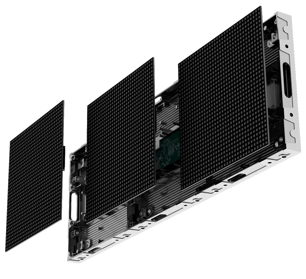 Indoor permanent installation panels front maintenance-ip-f series