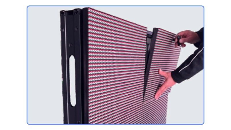 Outdoor permanent installation cabinet DIP 960x960mm Front & Rear maintenance
