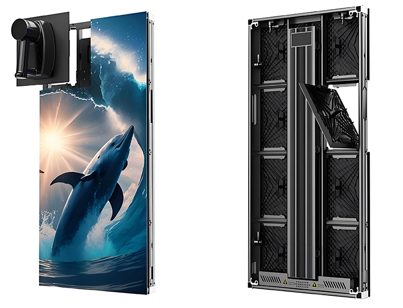 Outdoor permanent installation cabinet DP series front and rear maintenance