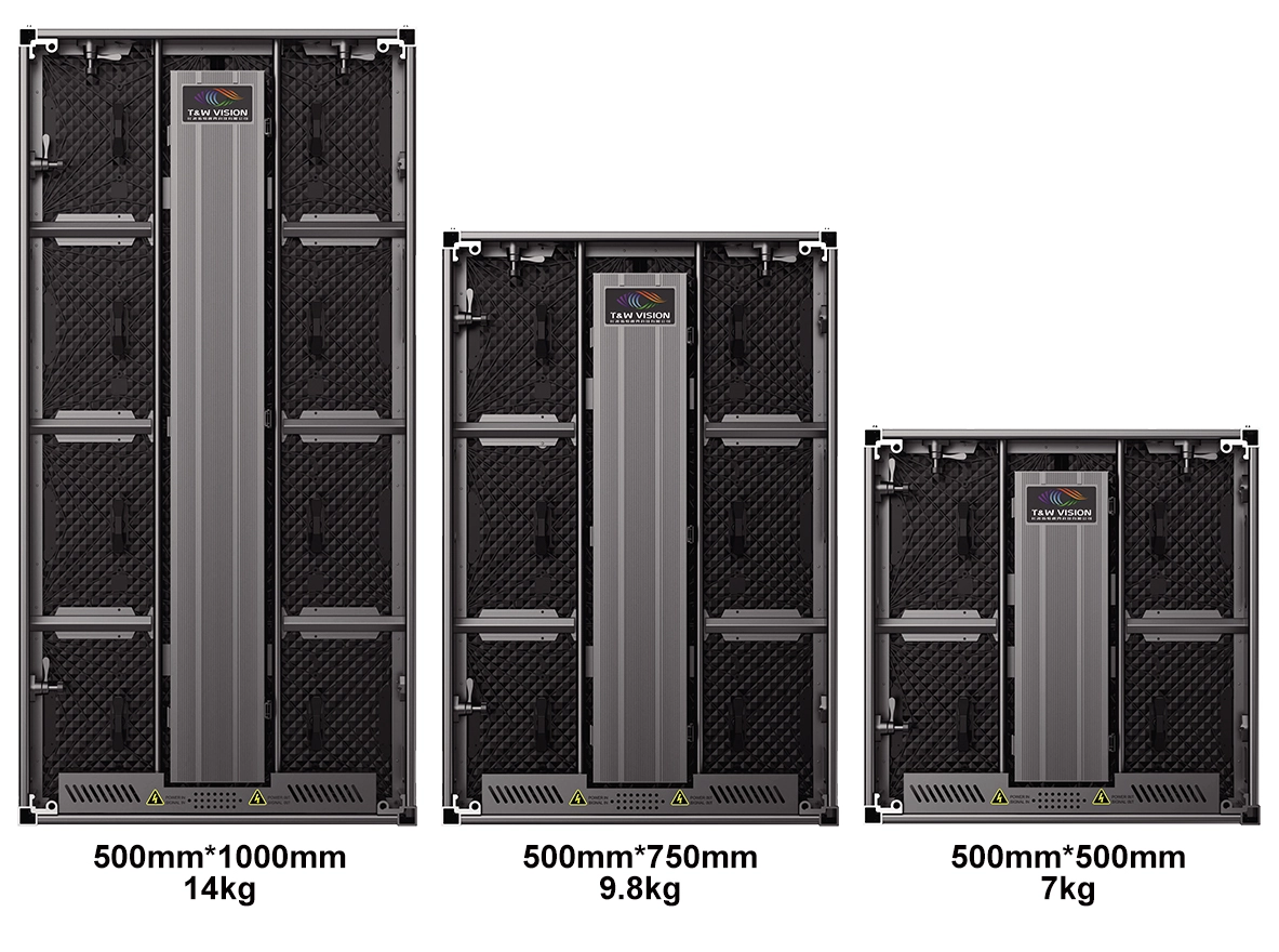 Outdoor permanent installation cabinet DP series size