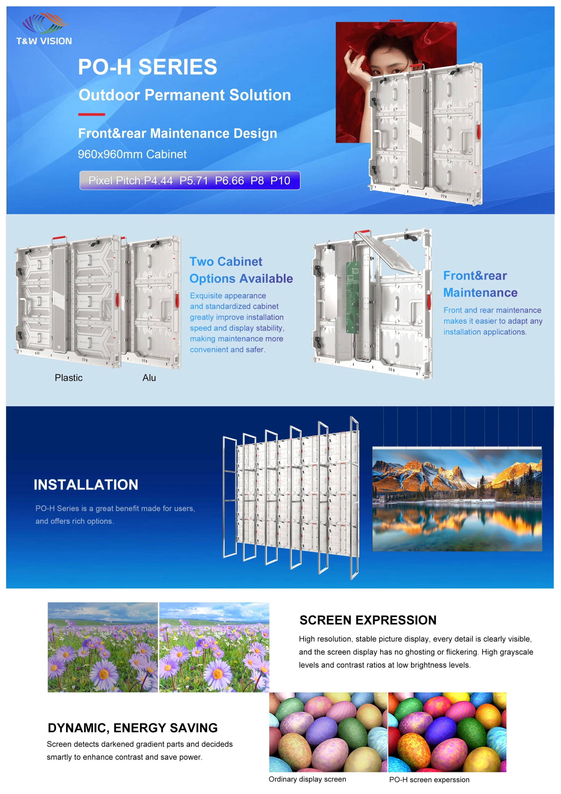 PO-H Series outdoor permanent brochure 1