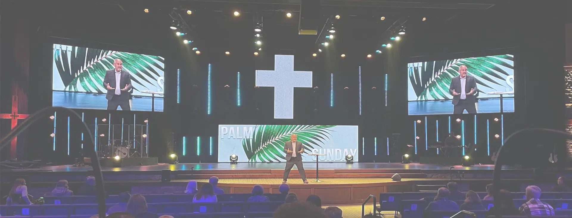 church usage led video wall