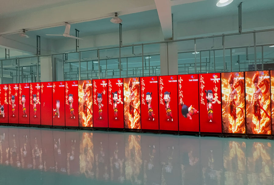 20 sets of led poster set in the factory