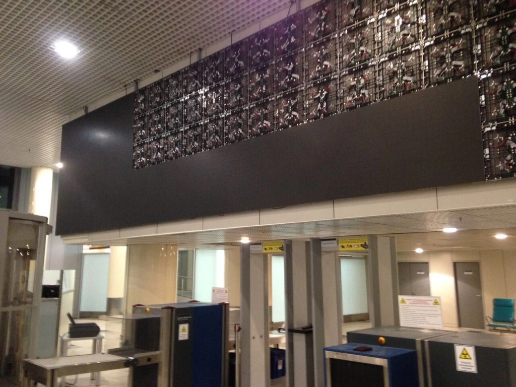 led video wall installion 