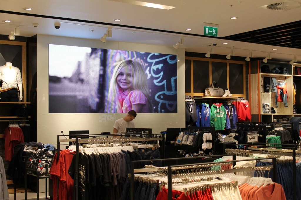 led dispaly for retail usage