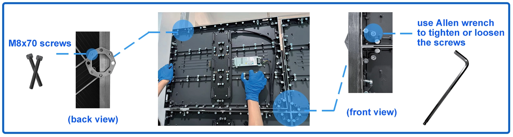 Indoor permanent installation cabinet IP-CS series installation steps-2