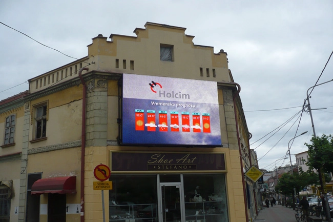 outdoor led screen fo school usage