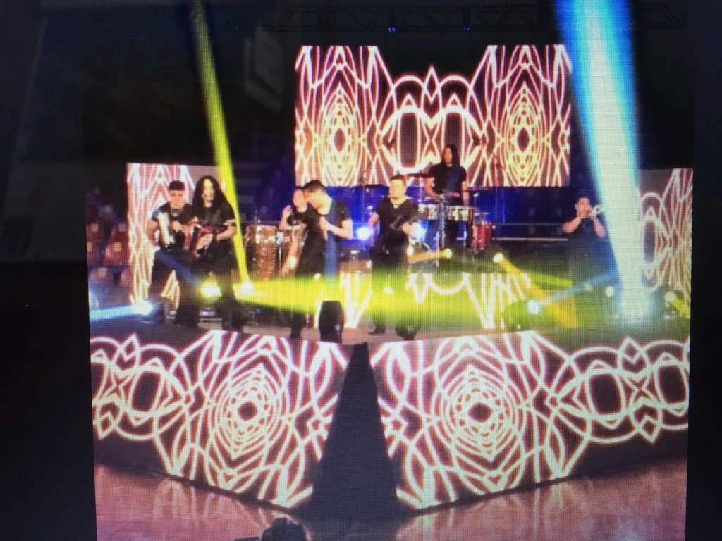 led screen panel use on stage