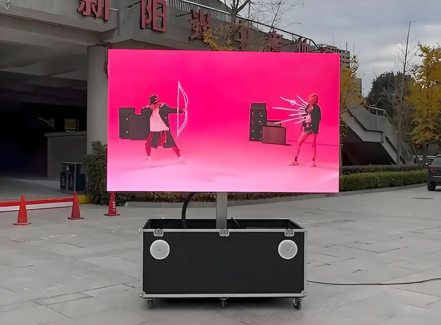 folding tv panel for outdoor pool usage