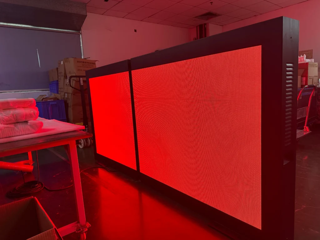 a school usage led sign, get ready, and aging in the workshop