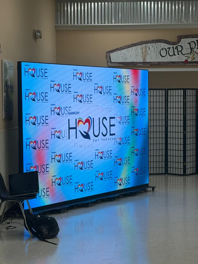 6pcs led poster cascade and use together