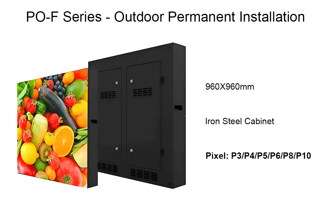 outdoor permanent installation PO-F series-1